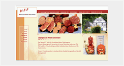 Desktop Screenshot of bergische-kottenwurst.de